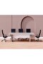 Zelda Conference Table | Office Conference cum Meeting Table, Anthracite Linen_240cm - 4