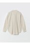 Lcw Vision Linen Blend Oversize Women's Shirt - 6