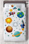 BABY AND KIDS ROOM Planet and Space X Patterned Bedspread
