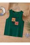 Cartoon Character Printed Sleeveless Children's T-Shirt