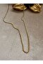 Crushed Steel Chain Combination Necklace (Long)