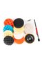 12 Piece Car Cake Polish Sponge Set-Auto Cake Polish Spiral Sponge Set