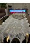 New Luxury Runner Living Room Coffee Table Table Cover Set French Laced Dowry Set Cappuccino 5 Pieces - 6