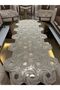 New Luxury Runner Living Room Coffee Table Table Cover Set French Laced Dowry Set Cappuccino 5 Pieces - 3