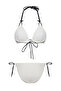 Ekru Fiyonklu Üçgen Kaplı Regular Normal Bel Bikini Takımı TBESS25BT00002 - 6