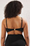 Siyah Straplez Premium Aksesuarlı Mix&Match Bikini Üstü TBBSS25CT00003 - 4