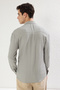 Haki Regular Fit Düşük Omuzlu Dokulu Gömlek TMNSS25GO00011 - 5