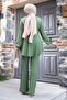 Hijab Suit with V-Cross Trousers - 5