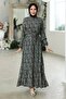 Ahest Woven Viscose Dress 1328 -Black - 3