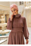Sandy Drawstring Design Bonnet - Powder - 2