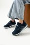 Children's Navy Blue White Lace-Up Single Velcro Flexible Lightweight Artificial Leather Unisex Sneaker m Series Sports Shoes - 2