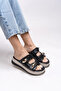 Lischaris Women's Slippers 0012321 Black