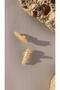 Orange Angel Shaped - 3cm Epoxy Earrings with Gold Accessories - Gift Handmade - 5