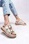 Rohlarth Women's Slippers 0012322 Beige - 4