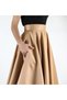 Dense Kiloş Satin Skirt Evening Dress Skirt - 2