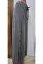 Muslin Cotton Large Wooden Button Large Size Designer Pants - 5