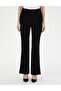 Black Flare Fit Fabric Trousers 50290397 -Vr046 - 2