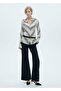 Striped Bell Sleeve Shirt - 2
