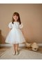 Girl's Scalloped Tutu Skirt Special Occasion, Wedding Birthday Dress, Holiday Dress