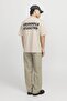 JORVESTERBRO BACK TEE SS كريمي برقبة دائرية - 4