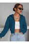 Colorful Women's Crop Cardigan - 2