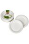 Nature Ecological Cardboard Paper Party Disposable Plate - 18 cm- 5 Pack of 50 Pieces - 4