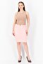 Women Regular Fit Plain Denim Mini Skirt, Pink - 2