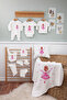 11 Piece Cute Peri Printed Newborn Hospital Discharge Set Organic 100% Cotton