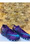 Laliga 565 Purple Turquoise Astroturf Football Shoes