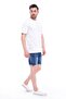 Men's Denim Shorts Slim Fit Jean Shorts - C342 - 6