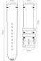 R4101S Leather Strap - Tan - 22mm - 3