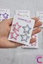Set of 4 Glittery Light Pink Purple Star Snap Hair Clips - Girls' Metal Snap Hair Clips - 3