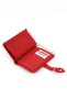 Women's Red Wallet Card Holder Gold Accessory Damla Medium Size 009 - 5