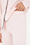 Copy - Modal & Cotton, Long Sleeve, Front Button, Women's Pajamas Set Powder - 2