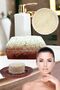 Set of 3 Pumpkin Fiber Coffee Soap Exfoliating Blemish Acne Rushur Stone Fiber Facial Scrub - 4