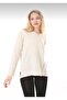 Women's V-Neck Patterned Knitwear Sweater - 2