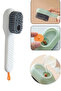 Dishwashing Brush with Tank Practical Multi-Purpose Sink Cleaning Kitchen Countertop Brush