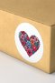 120Pcs 3X3Cm Heart Themed Thank You Sticker Thank You Sticker Shipping Packaging Packing Label - 5