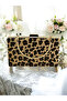 Feathered Imported Leopard Patterned Evening Bag Evening Bag - 3