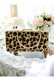 Feathered Imported Leopard Patterned Evening Bag Evening Bag - 6