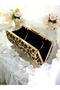 Feathered Imported Leopard Patterned Evening Bag Evening Bag - 5