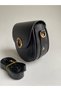 Bag, Staple Detail, Black, Women's Bag with Strap - 4