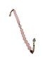 Natural Pink Quartz Stone Zaza Rosary with Silver Color Combination - 3
