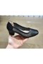 Women's Blunt Toe Wide Fit Scalloped Toe and Bone Protrusion Special Classic Heeled Shoes