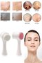 Portable Silicone Lightweight Smooth Skin Exfoliating Care Cleansing Brush Double Sided - 3