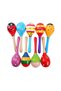 Colorful Wooden Maracas - Rattle Tamtam Winter Winter Kids Baby Shaking Toy - 6