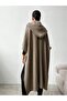 Knitwear Hooded Poncho - 4