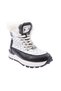 21K376 Women's Lace-Up Long Sneakers with Fur at the Ankle - 2