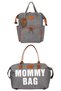 Mother Baby Care Backpack with Thermal Bottle and Mommy Bag Mother Baby Care Bag Set of 2
