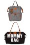 Mother Baby Care Backpack with Thermal Bottle and Mommy Bag Mother Baby Care Bag Set of 2
